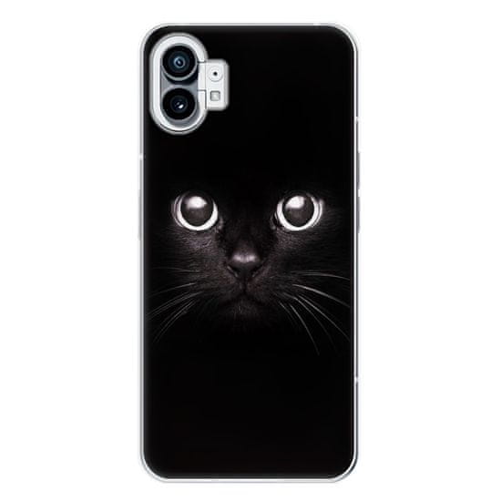 iSaprio Silikonové pouzdro - Black Cat pro Nothing Phone (1)