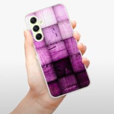 iSaprio Silikonové pouzdro - Purple Squares pro Samsung Galaxy A54 5G