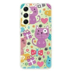 iSaprio Silikonové pouzdro - Cat pattern 01 pro Samsung Galaxy A54 5G