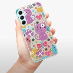 iSaprio Silikonové pouzdro - Cat pattern 01 pro Samsung Galaxy A34 5G