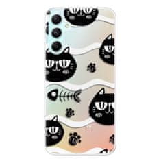 iSaprio Silikonové pouzdro - Cat pattern 04 pro Samsung Galaxy A34 5G