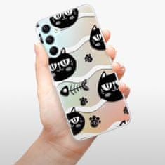 iSaprio Silikonové pouzdro - Cat pattern 04 pro Samsung Galaxy A34 5G