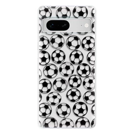 iSaprio Silikonové pouzdro - Football pattern - black pro Google Pixel 7 5G