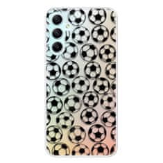 iSaprio Silikonové pouzdro - Football pattern - black pro Samsung Galaxy A34 5G