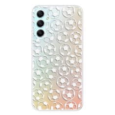 iSaprio Silikonové pouzdro - Football pattern - white pro Samsung Galaxy A34 5G