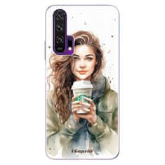 iSaprio Silikonové pouzdro - Girl with latte pro Honor 20 Pro