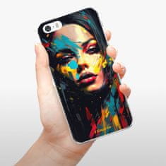 iSaprio Silikonové pouzdro - Abstract Women pro Apple iPhone 5/5S/SE