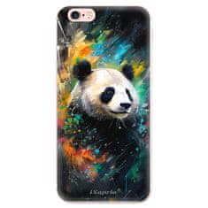 iSaprio Silikonové pouzdro - Abstract Panda pro Apple iPhone 6