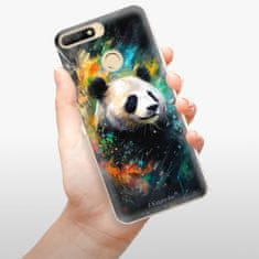 iSaprio Silikonové pouzdro - Abstract Panda pro Huawei Y6 Prime 2018