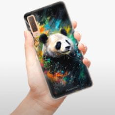 iSaprio Silikonové pouzdro - Abstract Panda pro Samsung Galaxy A7 (2018)