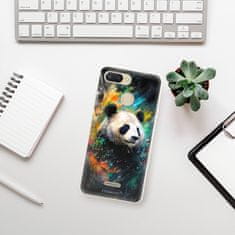 iSaprio Silikonové pouzdro - Abstract Panda pro Xiaomi Redmi 6