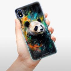 iSaprio Silikonové pouzdro - Abstract Panda pro Xiaomi Redmi 7A