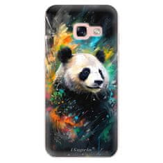 iSaprio Silikonové pouzdro - Abstract Panda pro Samsung Galaxy A3 (2017)