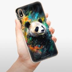 iSaprio Silikonové pouzdro - Abstract Panda pro Huawei Y5 2019