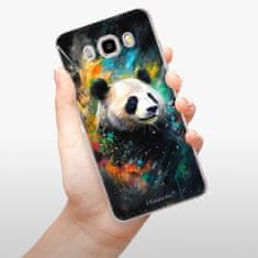 iSaprio Silikonové pouzdro - Abstract Panda pro Samsung Galaxy J5 (2016)