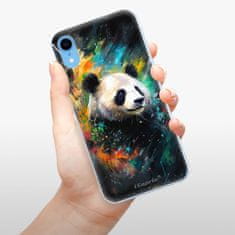 iSaprio Silikonové pouzdro - Abstract Panda pro Apple iPhone Xr