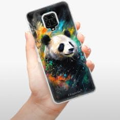 iSaprio Silikonové pouzdro - Abstract Panda pro Xiaomi Redmi Note 9 Pro