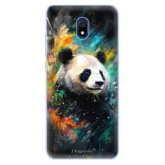 iSaprio Silikonové pouzdro - Abstract Panda pro Xiaomi Redmi 8A