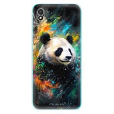 iSaprio Silikonové pouzdro - Abstract Panda pro Xiaomi Redmi 9A