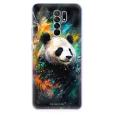 iSaprio Silikonové pouzdro - Abstract Panda pro Xiaomi Redmi 9