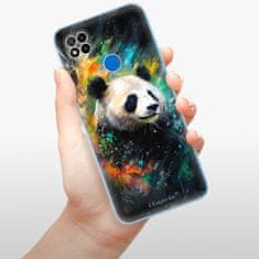 iSaprio Silikonové pouzdro - Abstract Panda pro Xiaomi Redmi 9C