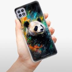 iSaprio Silikonové pouzdro - Abstract Panda pro Samsung Galaxy A22 5G