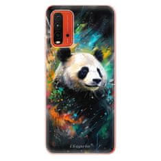 iSaprio Silikonové pouzdro - Abstract Panda pro Xiaomi Redmi 9T