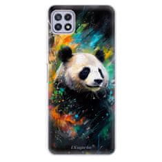 iSaprio Silikonové pouzdro - Abstract Panda pro Samsung Galaxy A22 5G