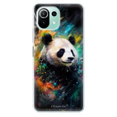 iSaprio Silikonové pouzdro - Abstract Panda pro Xiaomi Mi 11 Lite