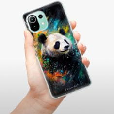 iSaprio Silikonové pouzdro - Abstract Panda pro Xiaomi Mi 11 Lite