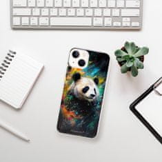 iSaprio Silikonové pouzdro - Abstract Panda pro Apple iPhone 13