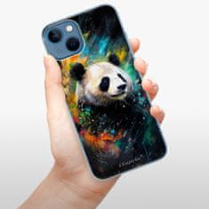 iSaprio Silikonové pouzdro - Abstract Panda pro Apple iPhone 13