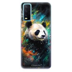 iSaprio Silikonové pouzdro - Abstract Panda pro Vivo Y20s