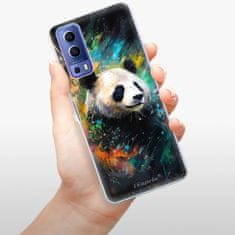 iSaprio Silikonové pouzdro - Abstract Panda pro Vivo Y72 5G