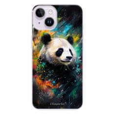 iSaprio Silikonové pouzdro - Abstract Panda pro iPhone 14
