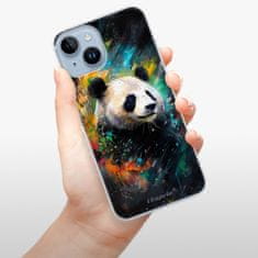 iSaprio Silikonové pouzdro - Abstract Panda pro iPhone 14