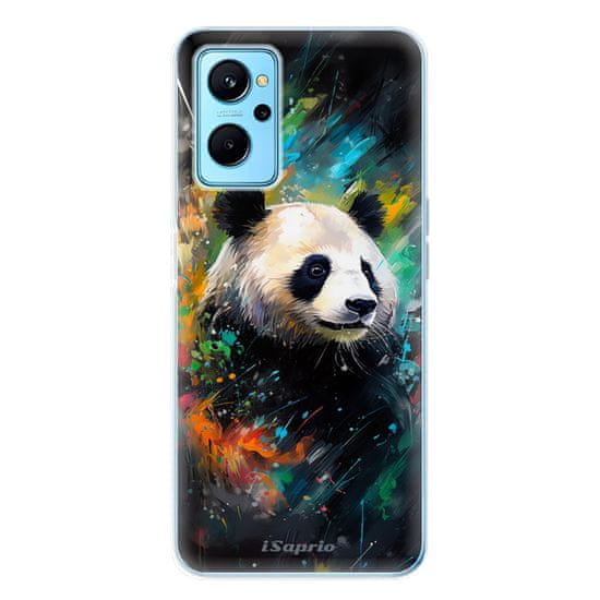 iSaprio Silikonové pouzdro - Abstract Panda pro Realme 9i