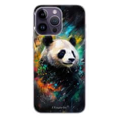 iSaprio Silikonové pouzdro - Abstract Panda pro iPhone 14 Pro Max
