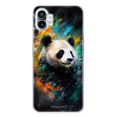 iSaprio Silikonové pouzdro - Abstract Panda pro Nothing Phone (1)