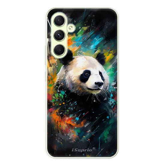 iSaprio Silikonové pouzdro - Abstract Panda pro Samsung Galaxy A54 5G