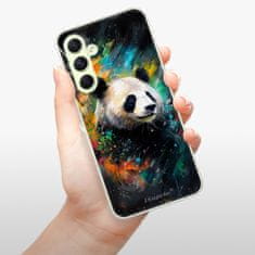 iSaprio Silikonové pouzdro - Abstract Panda pro Samsung Galaxy A54 5G