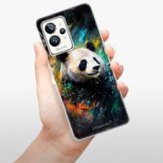 iSaprio Silikonové pouzdro - Abstract Panda pro Realme GT 2 Pro