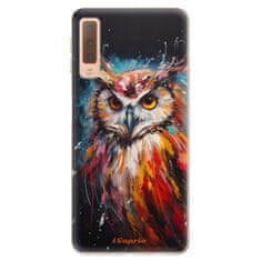 iSaprio Silikonové pouzdro - Abstract Owl pro Samsung Galaxy A7 (2018)