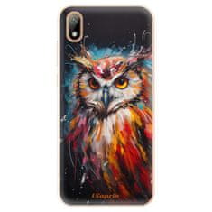 iSaprio Silikonové pouzdro - Abstract Owl pro Huawei Y5 2019