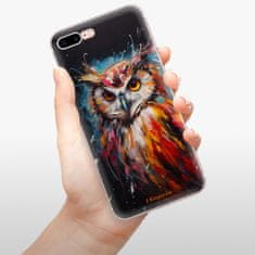 iSaprio Silikonové pouzdro - Abstract Owl pro Apple iPhone 7 Plus / 8 Plus