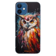iSaprio Silikonové pouzdro - Abstract Owl pro Apple iPhone 12