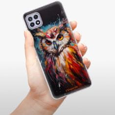 iSaprio Silikonové pouzdro - Abstract Owl pro Samsung Galaxy A22 5G