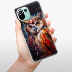 iSaprio Silikonové pouzdro - Abstract Owl pro Xiaomi Mi 11 Lite