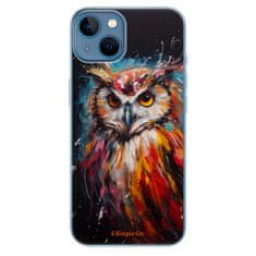 iSaprio Silikonové pouzdro - Abstract Owl pro Apple iPhone 13