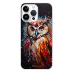 iSaprio Silikonové pouzdro - Abstract Owl pro iPhone 14 Pro Max